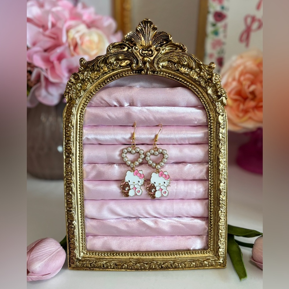 Hello Kitty & Teddy Coquette Earrings